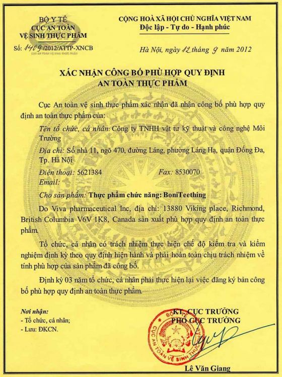 Công bố sản phẩm