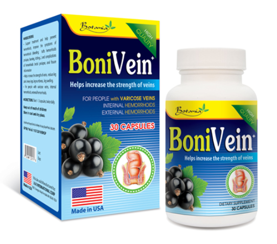 BoniVein + - Sự lựa chọn hoàn hảo cho người bệnh suy giãn tĩnh mạch