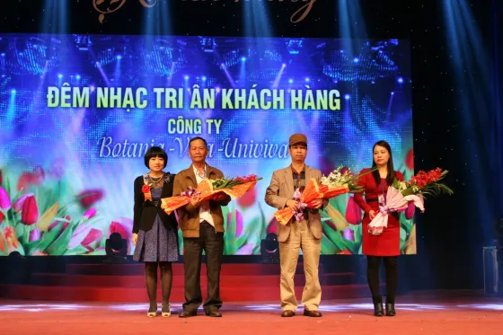 Đêm nhạc tri ân khách hàng miền Bắc của công ty TNHH Botania