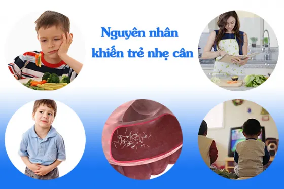 Nguyên nhân khiến trẻ nhẹ cân