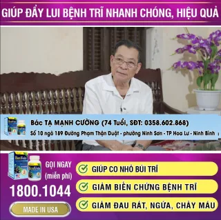 Kỳ tích vượt qua bệnh trĩ, lấy lại phong độ và niềm vui sống mỗi ngày